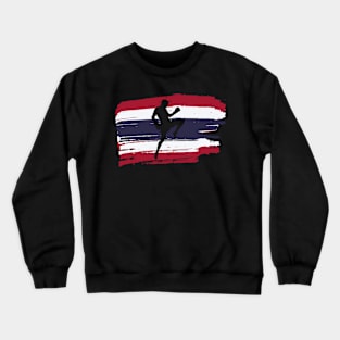 Muay Thai Boxing Martial Art Sport Lovers Men Boys Kids Crewneck Sweatshirt